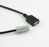 AUX USB MP3 Audio Input Cable Adapter For Toyota Camry RAV4 Corolla Lexus 2012 2013