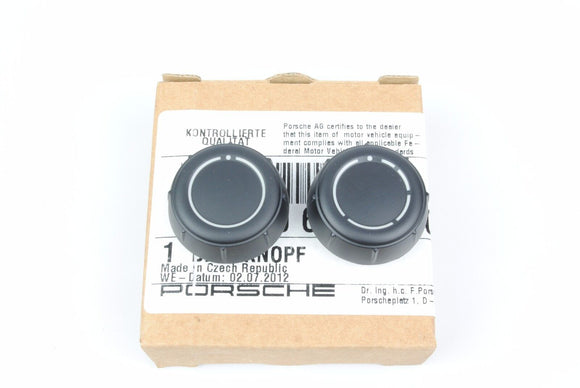 New Genuine Porsche CDR-31 Radio Knob Set for Boxster/Cayman/Cayenne 981/958