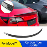 Rear Spoiler Wing Lip for 2020 2021 2022 Tesla Model Y Accessories Aerodynamics