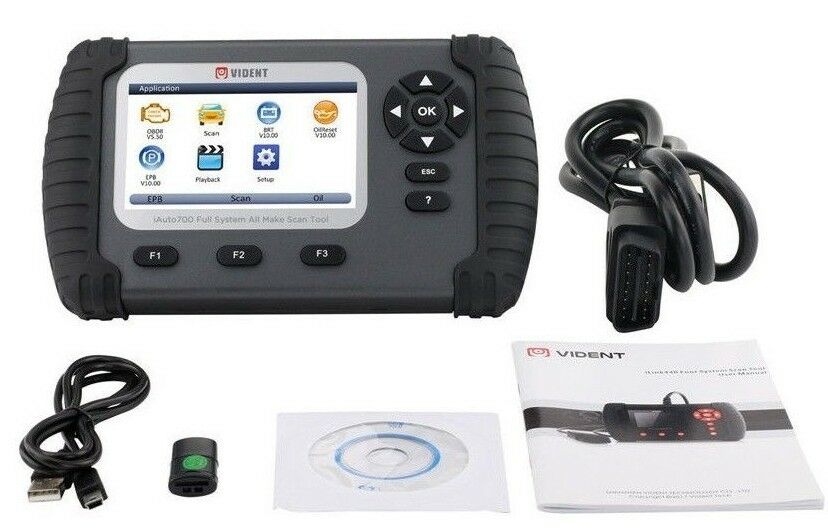 Vident iAUTO700 Universal Diagnostic Scanner Tool ABS SRS EPB Battery Oil Reset