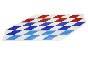 (2) 22x9" Iconic Sport Flag Tri-Color Decal Stickers Compatible With BMW M-Cars Side Doors Hood