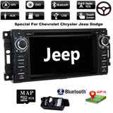 GPS Android Navigation Stereo Radio DVD Player For Dodge Chrysler Jeep 2007-2012