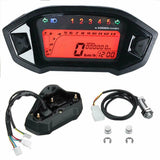 Universal LCD Digital Backlight Motorcycle Odometer Speedometer Tachometer Gauge