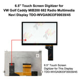6.5'' Touch Screen Digitizer for VW Skoda MIB2 MIB STD2 Radio Multimedia Navi