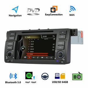 Android 10 Car Radio for Rover 75 MG ZT 7" HD 1 Din GPS DVD Player Navigation Bluetooth Stereo