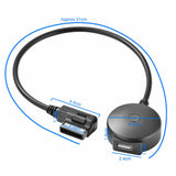 Wireless Auto AMI MDI To Bluetooth Music Adapter Cable For Mercedes Benz MA 2008