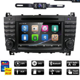 Android Multimedia Navigation Radio for Mercedes Benz C CLK W203 W209 CD DVD GPS Backup Camera