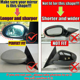 Carbon Fiber Mirror Cover Cap For BMW E90 E91 E92 E93 Pre-LCI 323i 328i M3-Style