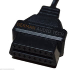 BMW OBD2 ROUND DIAGNOSTIC SCANNER 20-PIN ADAPTER CABLE E36 E34 E38 E39 E53 X5 Z3