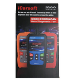 iCARSOFT i800 OBD2 EOBD CAR TRUCK DIAGNOSTIC SCANNER TOOL ERASE FAULT CODES ABS SRS CEL