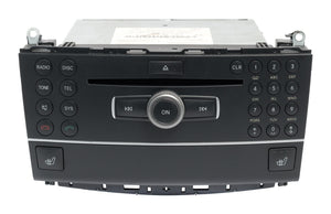 2011 Mercedes-Benz W204 C-Class C250 AM FM Radio OEM CD Player A2049007402