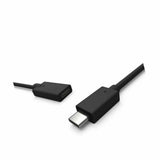 Type C USB 3.1 Male to USB-C Female Extension Data Cable Extender Cord Black