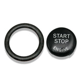Engine Start Stop Button Cap for BMW E60 E70 E71 E84 E90 E92 Blue Red Black Carbon Fiber Ring