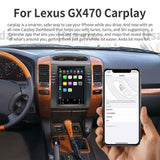 10.4" Android Navigation Radio for Lexus GX470 2002-2009 GPS Stereo Bluetooth Carplay