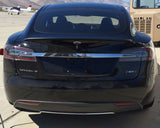 Black Trunk Lip Spoiler Wing  for 2012-2022 Tesla Model S Sedan 4Dr