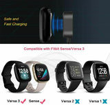 USB Charging Dock Station 3ft Cable Cord Charger for Fitbit Versa 3 / Sense