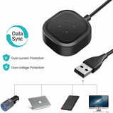 USB Charging Dock Station 3ft Cable Cord Charger for Fitbit Versa 3 / Sense