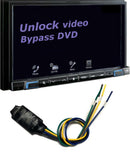 Video-In-Motion Brake Bypass for PIONEER JVC SONY KENWOOD DVD DIVX Radio Head Unit Monitor