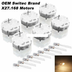 (6) X27 168 Switec Stepper Motor Speedometer gauge repair kit for GMC instrument cluster +10 bulbs