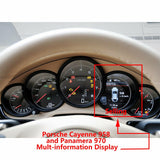Color Dash Info Display for Porsche Cayenne Panamera Macan Cayman Boxster Carrera