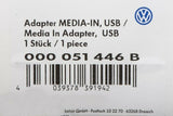 MDI Adapter Cable USB for VW Volkswagen Golf GLI Beetle Jetta NEW 000051446B