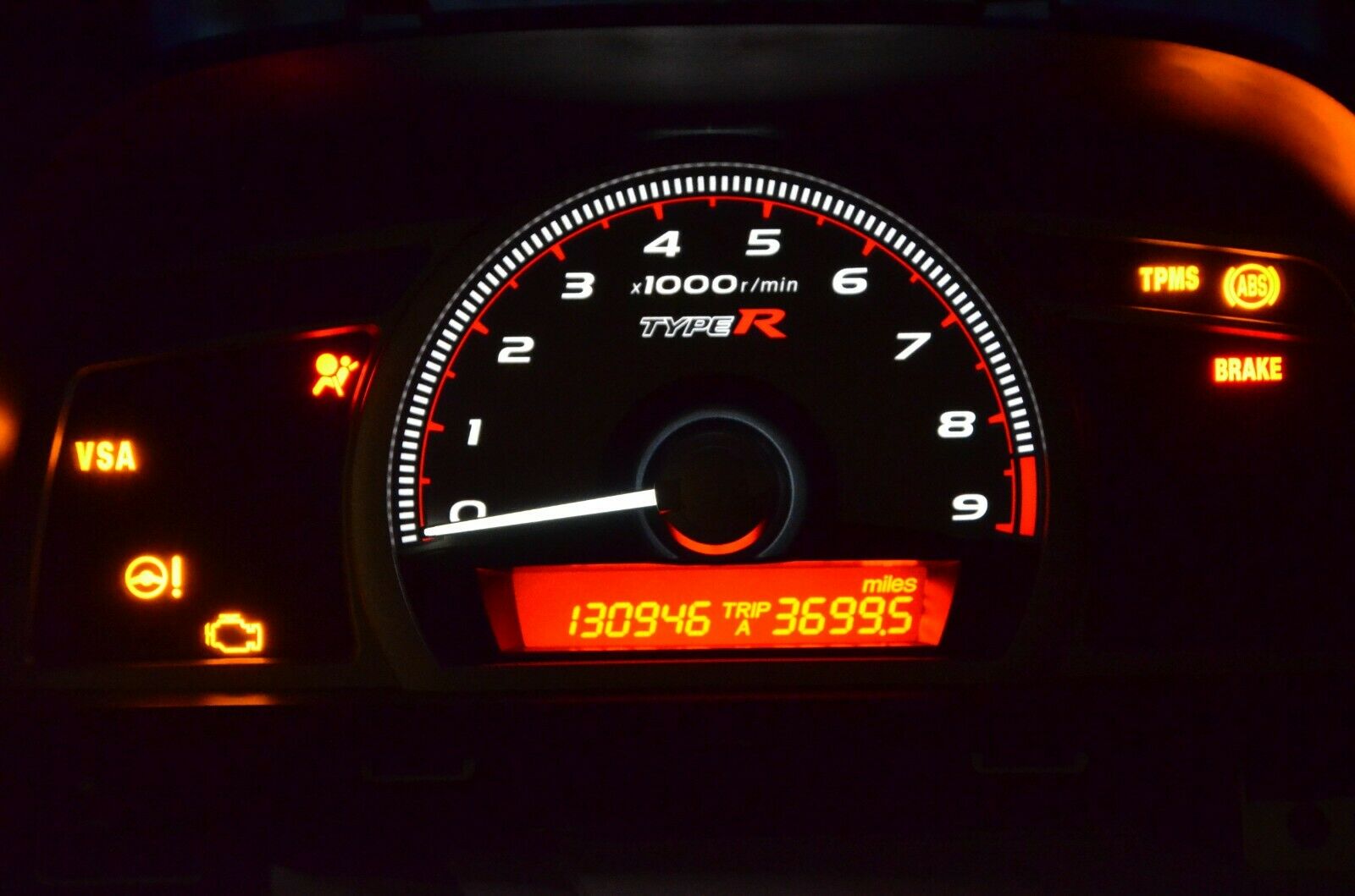 Type-R Gauge Faces kit for Honda Civic Fk Fg 06-11 Si Mugen Spoon ...