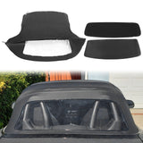 Convertible Black Soft Top Replacement for BMW E36/7 Z3 2-Door Plastic Window