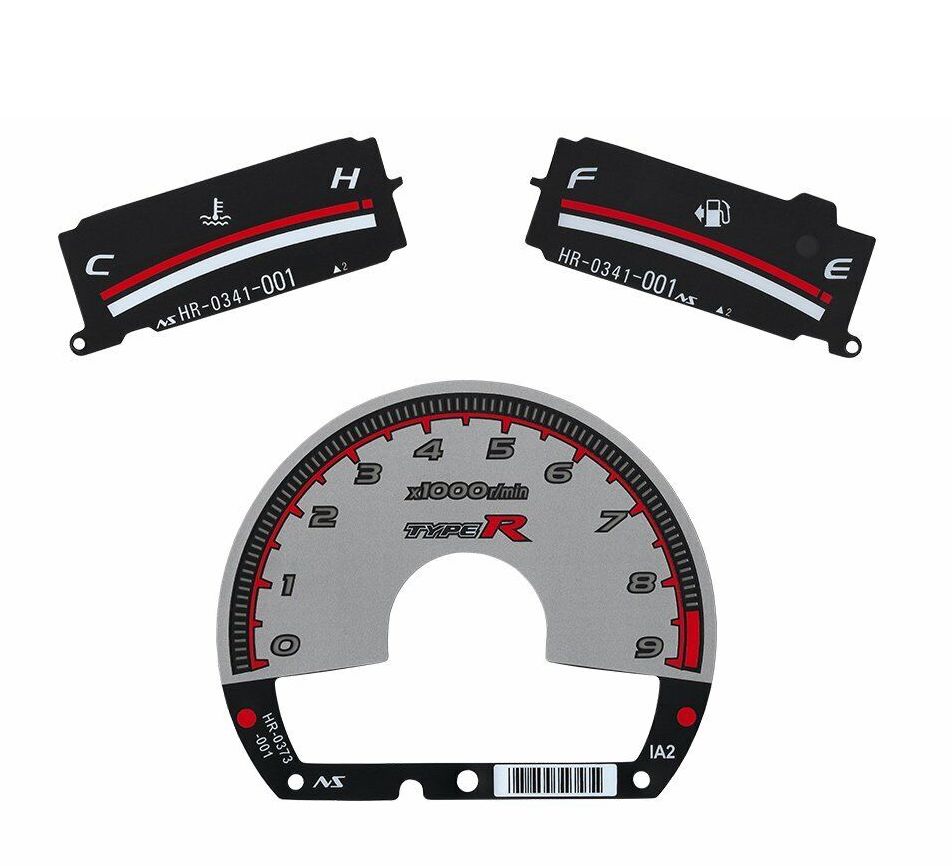 Type-R Gauge Faces kit for Honda Civic Fk Fg 06-11 Si Mugen Spoon ...