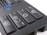 Individual Button Caps for E39 5-Series M5 and E53 X5 Climate Control Panel