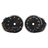 Metric Gauge Face for Audi A7 S7 RS7 C7 Instrument Cluster Black 320KM/H