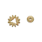 Copper Gear Wheel 15 & 12 Tooth for Mercedes-Benz W140 R129 VDO Speedometer