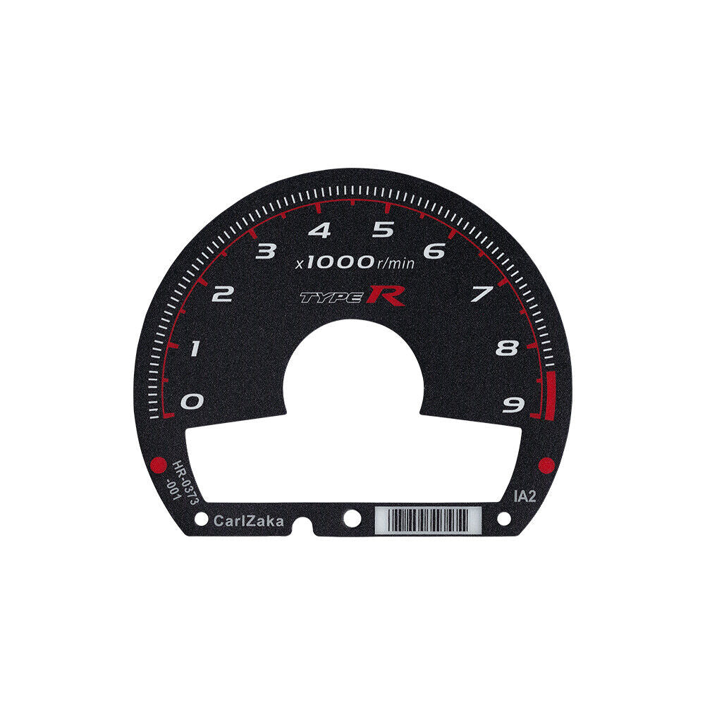 Type-R Style Gauge Face for 2006-11 Honda Civic FA5 FG2 FA1 FD1 9000rp ...
