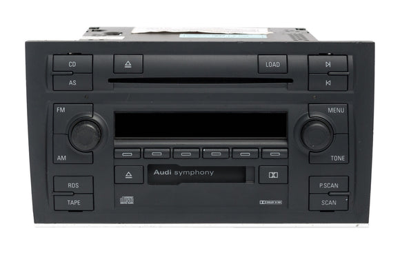 Symphony Radio CD Player Cassette Player for 2004-2008 Audi A4 AM FM Receiver Model CFA00031B