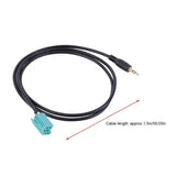 3.5mm Jack Aux Input Adapter Audio Cable Connector For Renault Clio Megane 2005-2012