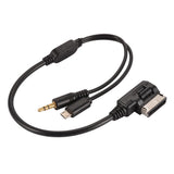 VOLKSWAGEN AUDI 3.5MM AUX AMI MMI iPhone Android USB Music Interface Adapter Cable Cord