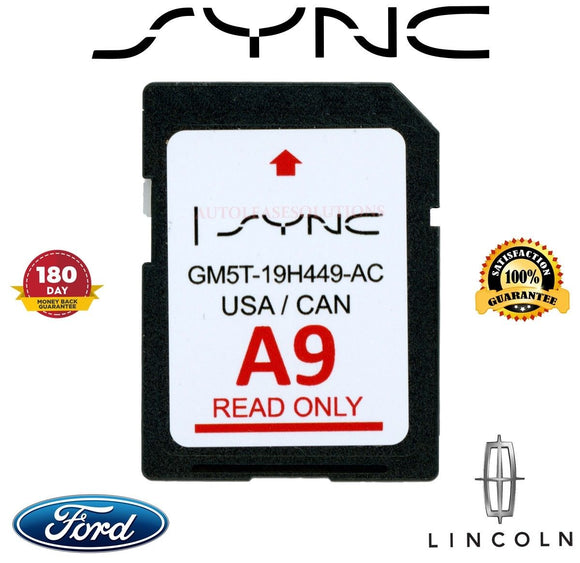 New A9 SD CARD UPDATE for FORD MAP CHIP NAVIGATION SYNC SYSTEM FORD LATEST A6 A7 SD CARD MAP GM5T-19H449-AA