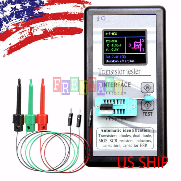 Testeur de transistor BSIDE ESR02 Pro Digital Transistor Tester SMD Testeur de transistor BSIDE ESR02 Pro Digital Transistor Tester SMD