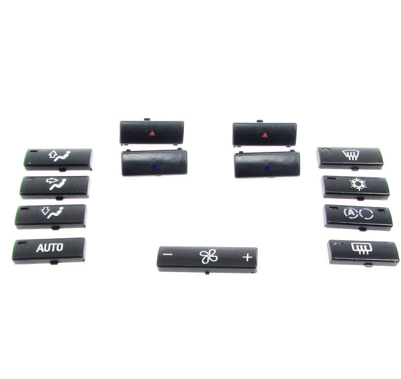 Individual Button Caps for E39 5-Series M5 and E53 X5 Climate Control Panel