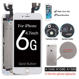 OEM iPhone 5 6 6s Plus 7 8 Lcd Digitizer Complete Screen Replacement Camera Home Button