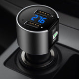 Bluetooth FM Transmitter MP3 Player Radio Car Cigar Plug Adapter Kit USB Charger