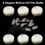 (6) X27 168 Switec Stepper Motor Speedometer gauge repair kit for GMC instrument cluster +10 bulbs