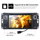 GPS Android Navigation Stereo Radio DVD Player For Dodge Chrysler Jeep 2007-2012