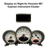 (RIGHT) Temp Clock LCD Display for Porsche 911 (997), Cayman (987), Boxster (987) Instrument