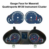 Blue Gauge Faces for 2003-2012 Maserati Quattroporte M139 Instrument Cluster