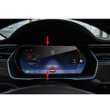 Dash Instrument Panel Tempered Glass Screen Protector for Tesla Model S / X