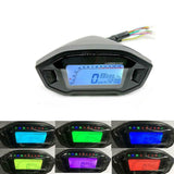 Universal LCD Digital Backlight Motorcycle Odometer Speedometer Tachometer Gauge