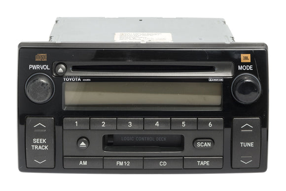 AM FM Radio Single CD Cassette Player for 2005-06 Toyota Camry 86120-AA200 ID AD6806
