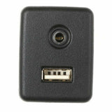 Dual USB Aux Port Receptacle for GMC Chevrolet Center Console Jack 13599456