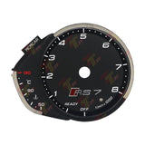 Metric Gauge Face for Audi A7 S7 RS7 C7 Instrument Cluster Black 320KM/H