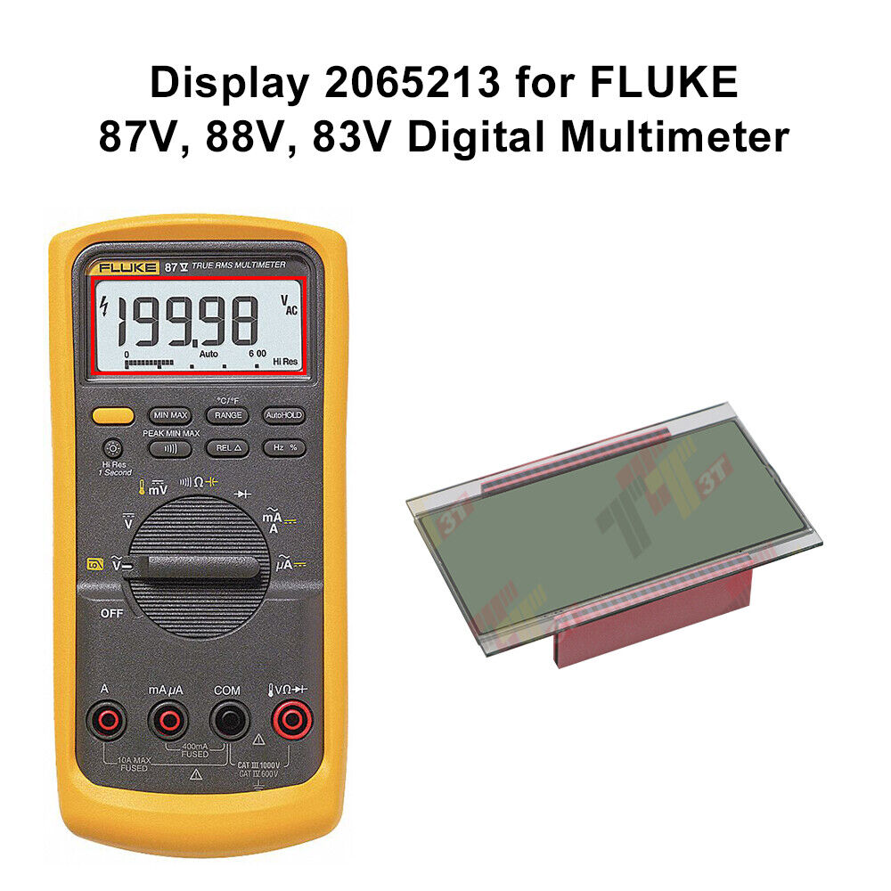 Fluke Screen Display 2065213 for FLUKE 87V, 88V, 83V Digital Multimeter – German ...